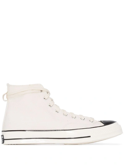 Shop Converse X Fear Of God Chuck 70 Hi "natural" Sneakers In White