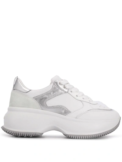 Shop Hogan Interactive Sneakers In White