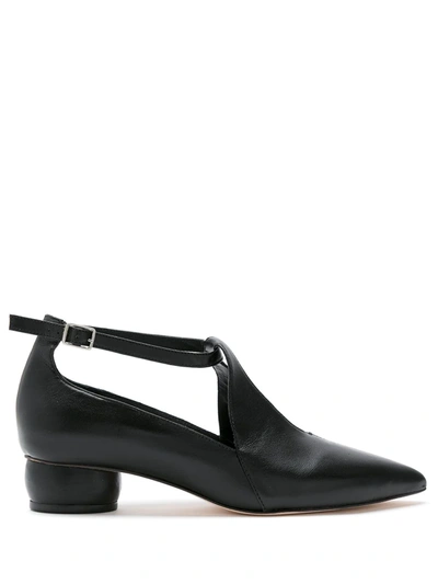 Shop Studio Chofakian Salomé Studio76 Leather Pumps In Black