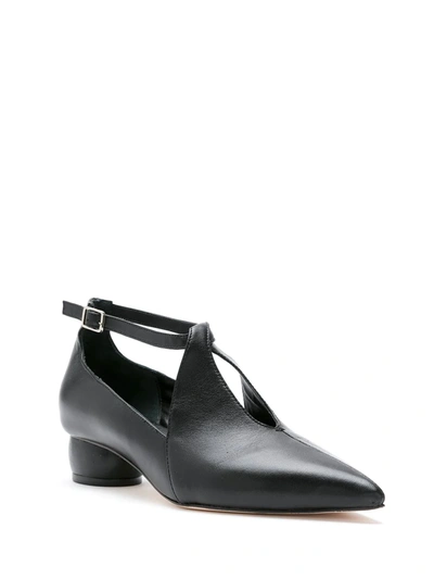 Shop Studio Chofakian Salomé Studio76 Leather Pumps In Black