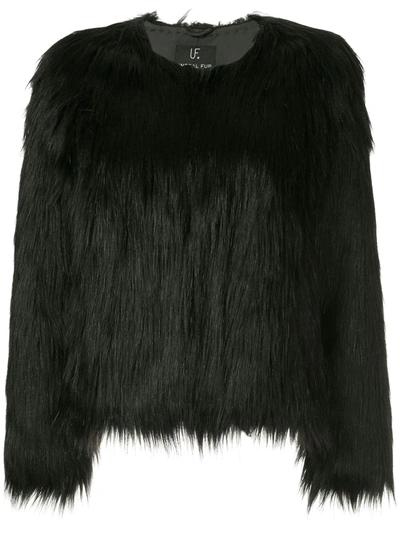 Shop Unreal Fur Unreal Dream Faux-fur Jacket In Black