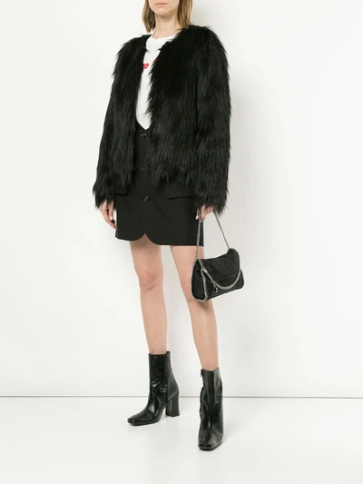 Unreal Fur Unreal Dream Faux-fur Jacket In Black