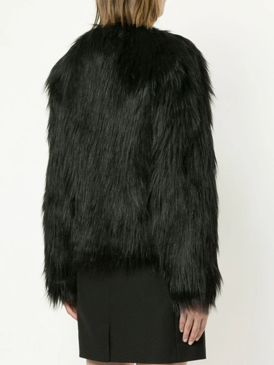 Shop Unreal Fur Unreal Dream Faux-fur Jacket In Black