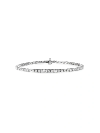 18KT WHITE GOLD DIAMOND BRACELET