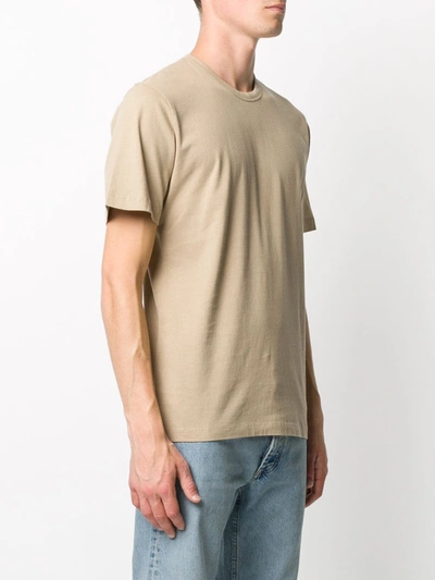 Shop Sunflower Short Sleeved Cotton T-shirt In Neutrals