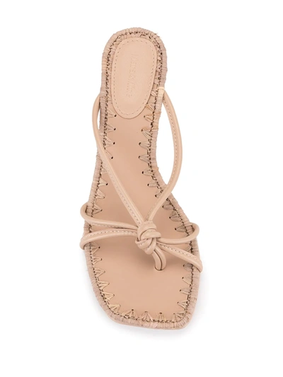 Shop Mara & Mine Azeline Wedge Sandals In Neutrals