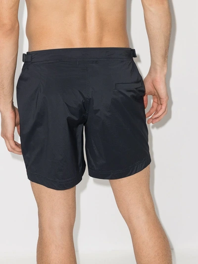 Shop Orlebar Brown Bulldog Swim Shorts In Grey