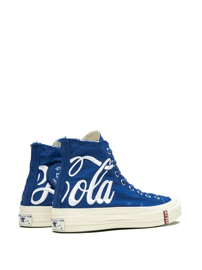 Shop Converse X Kith X Coca-cola Chuck 70 Hi "friends And Family 2018" Sneakers In Blue