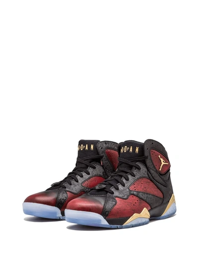 Jordan X Doernbecher Air  7 Retro Db Sneakers In Black