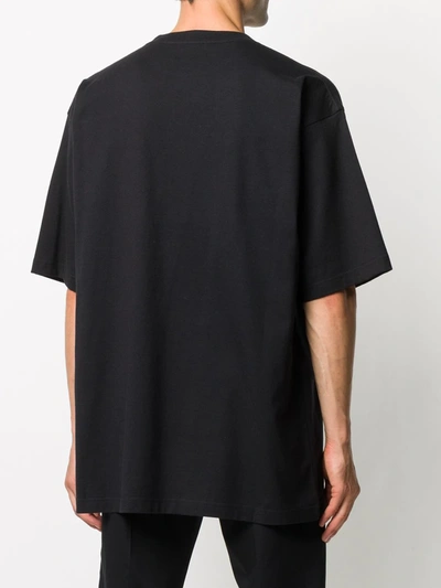 Shop Balenciaga Gym Wear Oversize T-shirt In Black