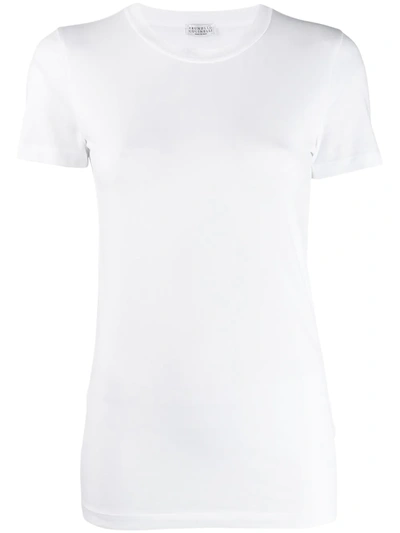 Shop Brunello Cucinelli Basic T-shirt In White