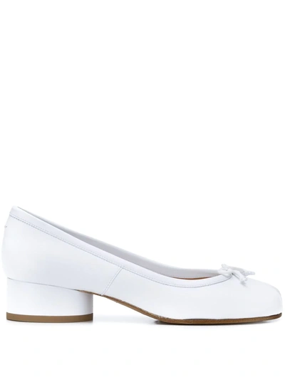 MAISON MARGIELA TABI BALLERINA PUMPS - 白色