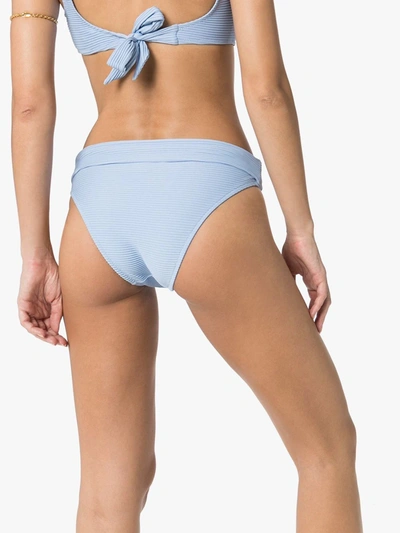 Shop Heidi Klein Bora Bora Classic Bikini Bottoms In Blue
