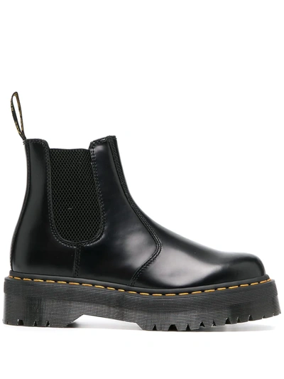Shop Dr. Martens' Chunky-sole Ankle Boots In Black