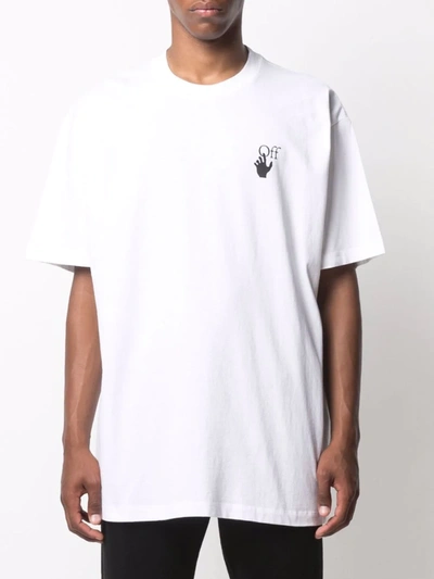 Off-white Degraded Arrow Slim T-shirt In White | ModeSens