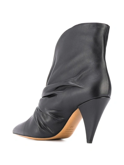Shop Isabel Marant Pointed Ankle Boots In Black