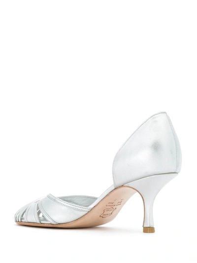 Sarah Chofakian Sarah Pumps In Silver