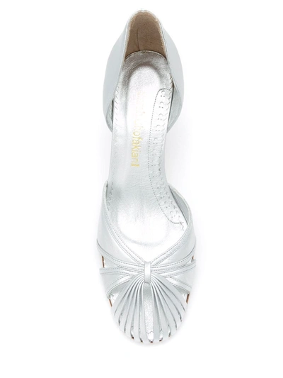 Shop Sarah Chofakian Sarah Pumps In Silver