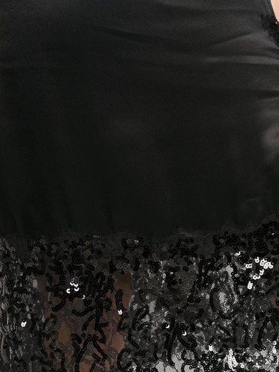 Shop Michael Michael Kors Sequin Embellished Slip Dress In Black