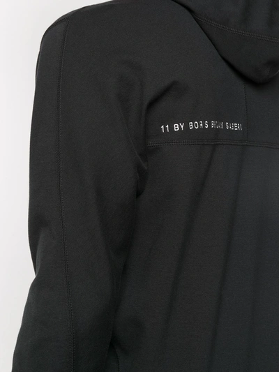 Shop 11 By Boris Bidjan Saberi Thumb Slots Hoodie In Black