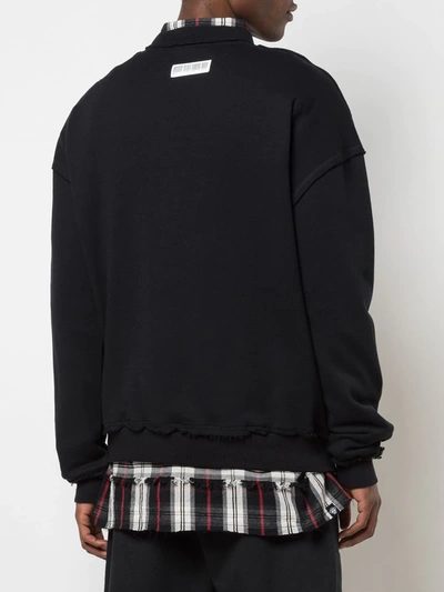 Mostly Heard Rarely Seen Hide And Seek Print Sweatshirt In Black