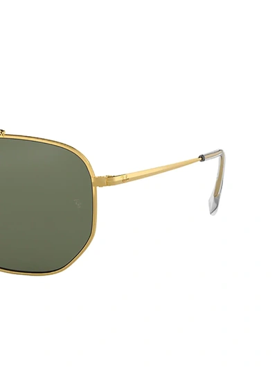 Shop Ray Ban Marshal Sunglasses In Gold