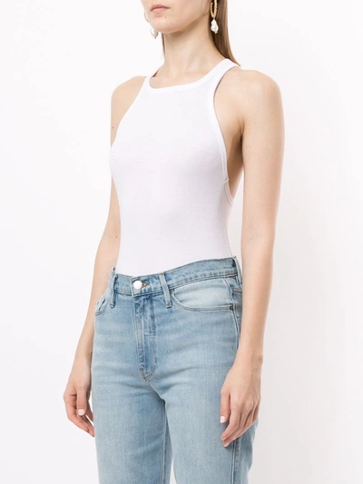 Shop Alix Nyc Fitted Bodysuit In White