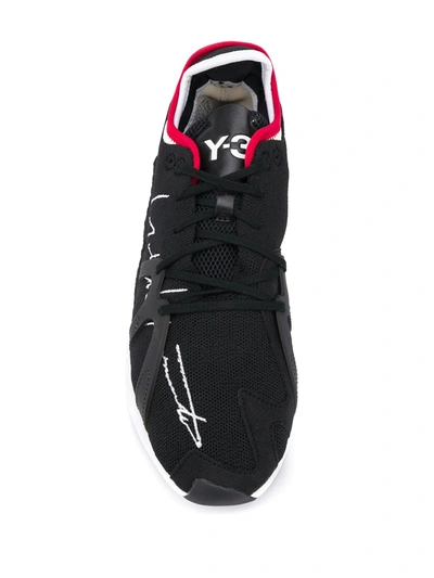 Shop Y-3 Chunky Sole Sneakers In Black