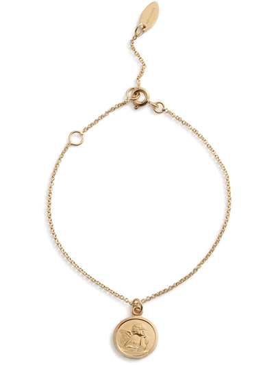 Shop Dolce & Gabbana 18kt Yellow Gold Charm Bracelet