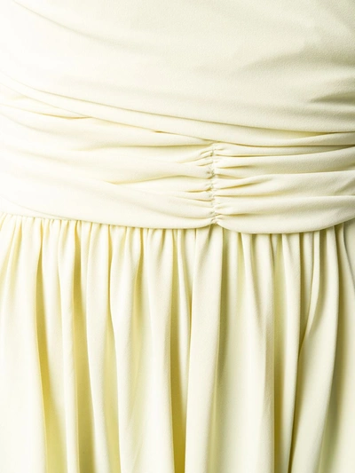 Shop Isabel Marant Twist-detail Maxi Dress In Yellow