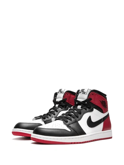 Shop Jordan Air  1 Retro High Og Black Toe In Multicolour