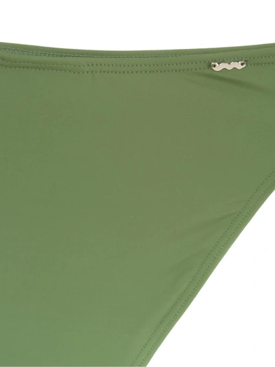 Amir Slama Plain Bikini Set In Green