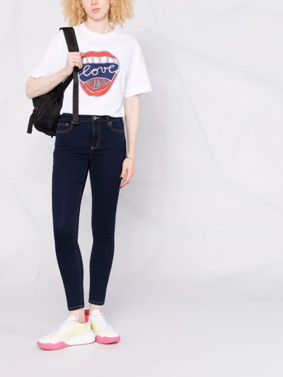 Michael Michael Kors High-rise Skinny Jeans In Blau