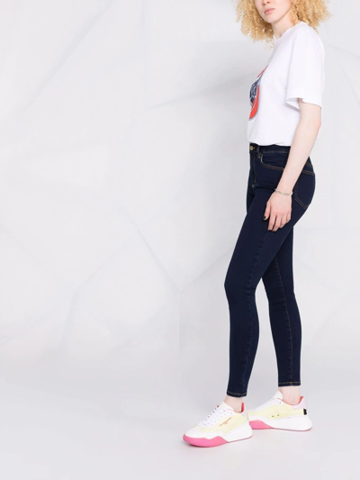 Michael Michael Kors High-rise Skinny Jeans In Blau