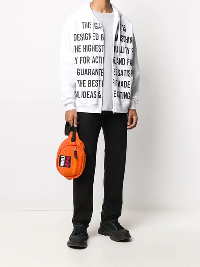 Moschino Sweatshirt With Zip In White