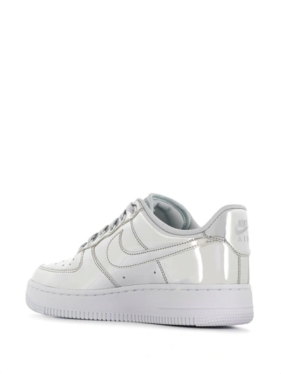 Shop Nike Air Force 1 Sp "metallic Chrome" Sneakers In Silver