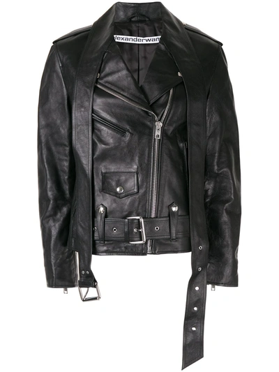 ZIPPED BIKER JACKET