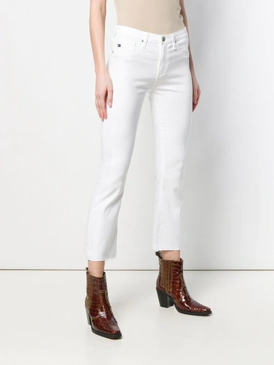 Shop Ag Jodi Cropped Jeans In White