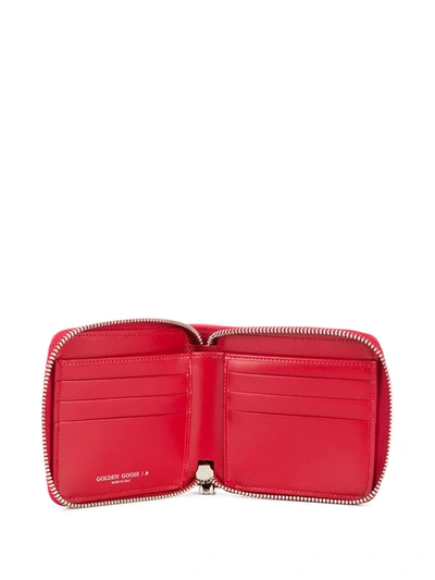 Shop Golden Goose Star Logo Wallet In Red