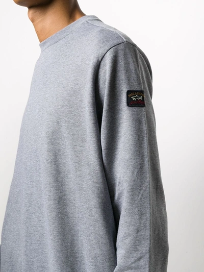 Shop Paul & Shark Crewneck Sweatshirt In Grey