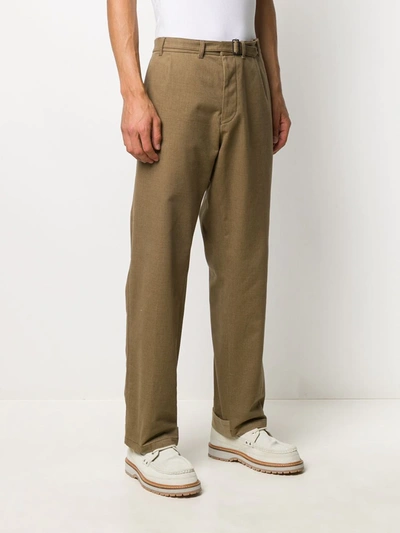 Shop Haider Ackermann Straight-leg Trousers In Brown