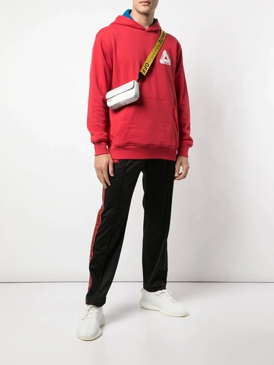 Shop Palace Reverso Logo-print Hoodie In Red