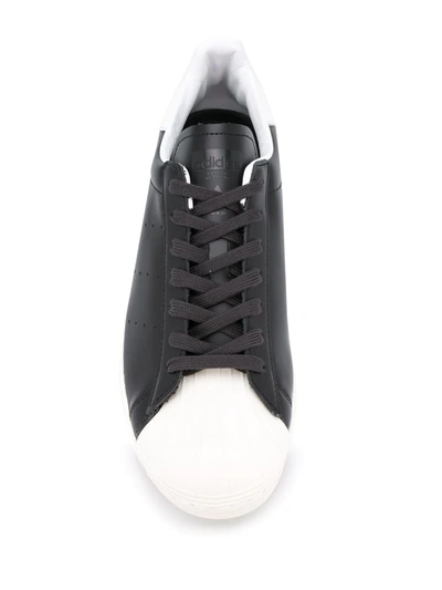 Shop Adidas Originals Paris Superstar Sneakers In Black