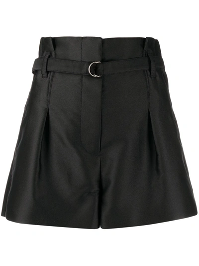 Shop 3.1 Phillip Lim High-waisted Belted Shorts In Black