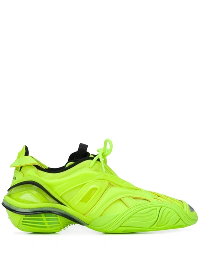 Shop Balenciaga Tyrex Sneakers In Yellow