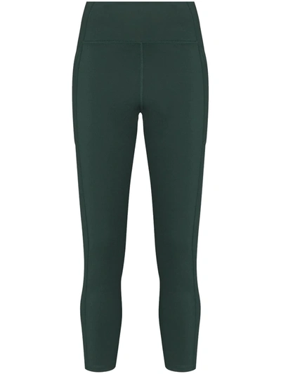 Shop Girlfriend Collective Compressive High-rise Performance Leggings In Green