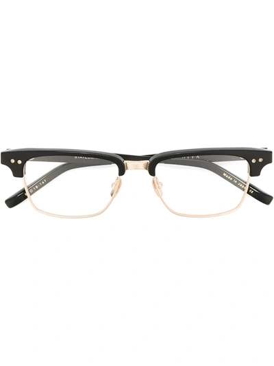 Shop Dita Eyewear 'statesman Three' Glasses In Black