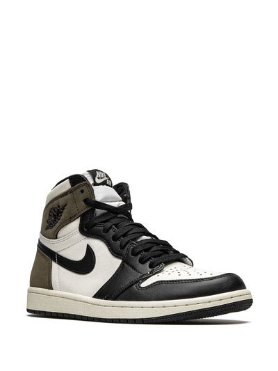 Shop Jordan Air  1 Retro High Og "dark Mocha" Sneakers In White