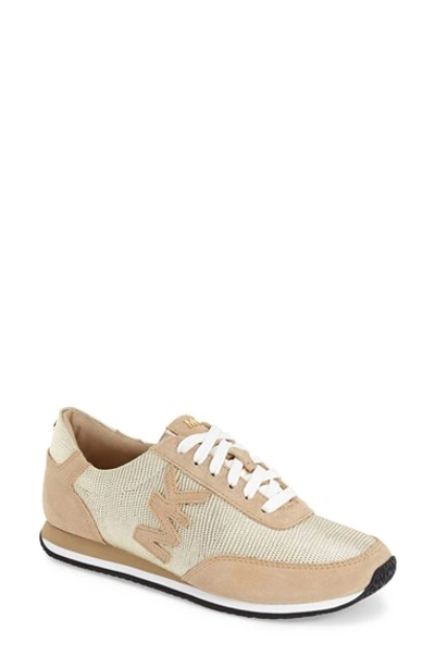 Michael Michael Kors 'stanton' Trainer Sneaker (women) In Pale Gold