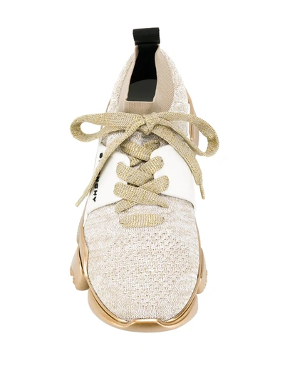 Shop Givenchy Jaw Sneakers In 712 Beige